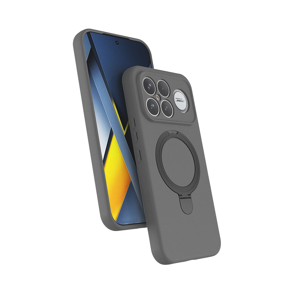 Xiaomi Poco F8 Ultra Kılıf M-safe Şarj Özellikli Standlı Zore Samara Kapak