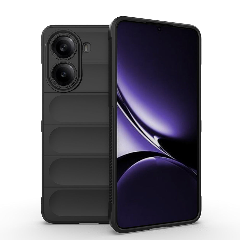 Xiaomi Poco X7 Pro Kılıf Esnek TPU Oyuklu Arka Yüzey Tasarımlı Zore Etnik Silikon Kapak