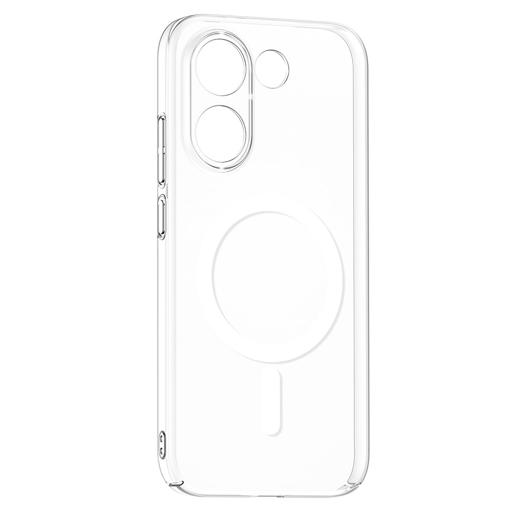 Xiaomi Poco X8 Pro Kamera Korumalı M-Safe Şarj Özellikli Şeffaf Zore London Sert PC Kapak