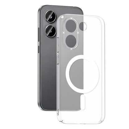 Xiaomi Poco X8 Pro Kamera Korumalı M-Safe Şarj Özellikli Şeffaf Zore London Sert PC Kapak