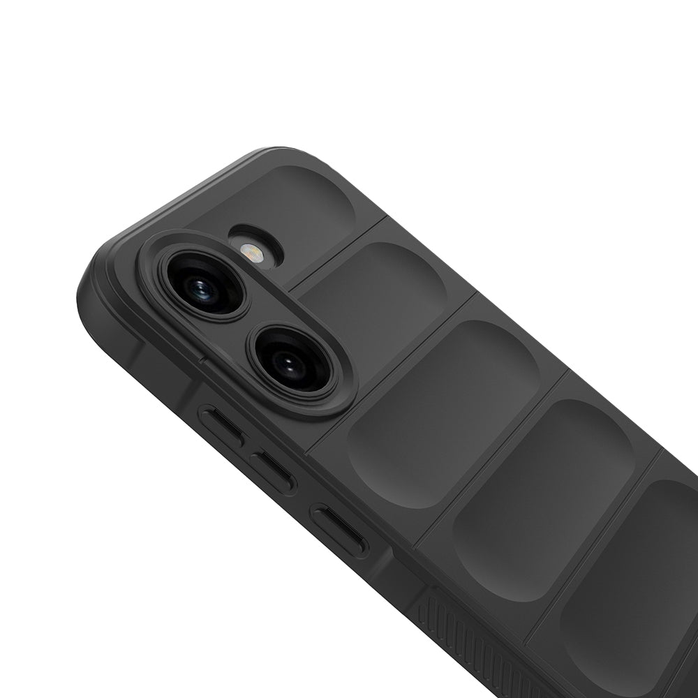 Xiaomi Poco X8 Pro Kılıf Esnek TPU Oyuklu Arka Yüzey Tasarımlı Zore Etnik Silikon Kapak