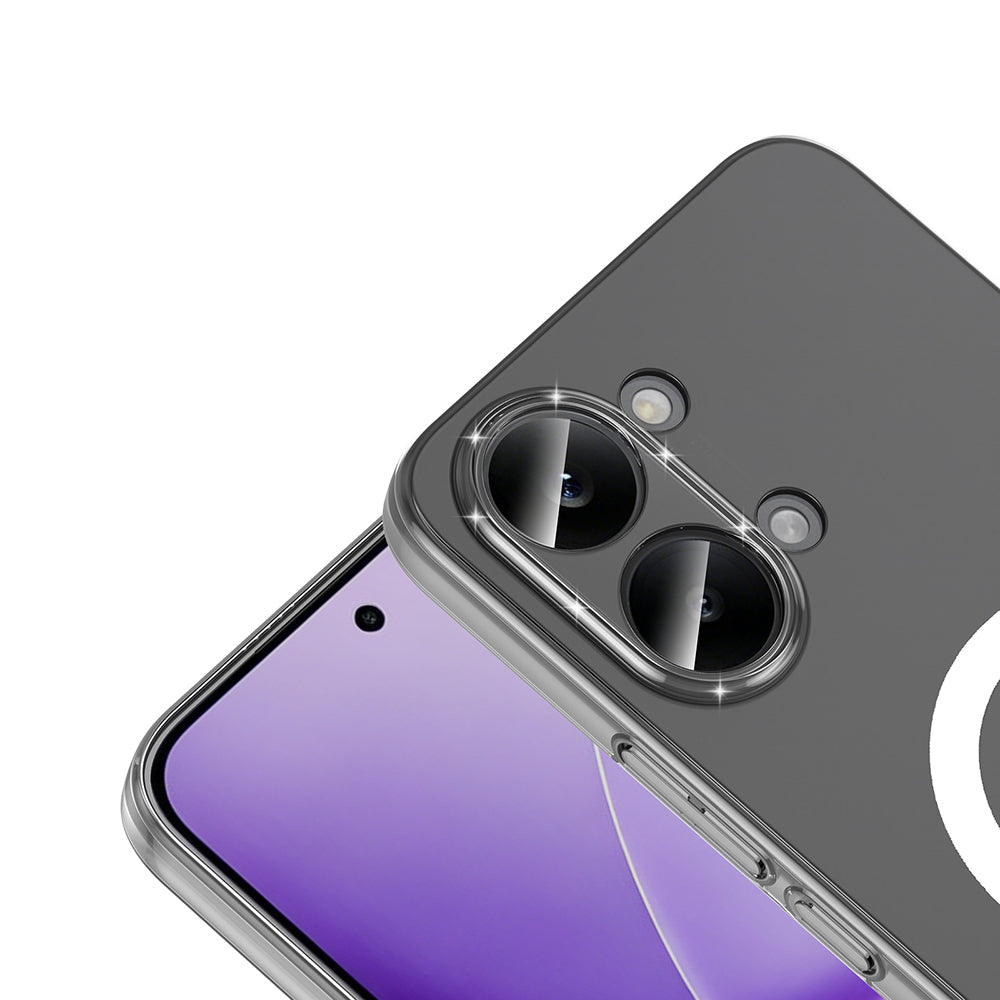 Xiaomi Poco X8 Pro Max Kamera Korumalı M-Safe Şarj Özellikli Şeffaf Zore London Sert PC Kapak