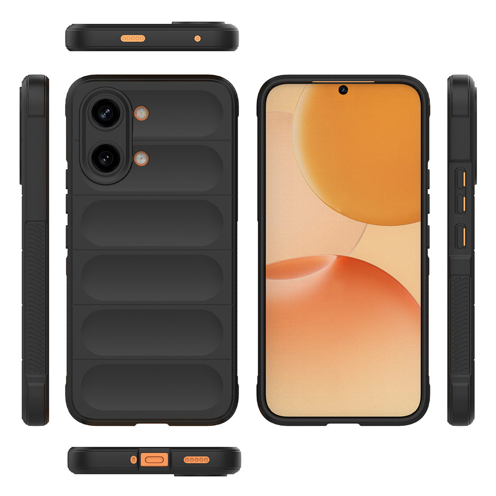 Xiaomi Poco X8 Pro Max Kılıf Esnek TPU Oyuklu Arka Yüzey Tasarımlı Zore Etnik Silikon Kapak