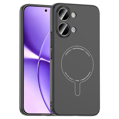 Xiaomi Poco X8 Pro Max Kılıf M-Safe Şarj Özellikli Kamera Korumalı Zore Elio Sert PC Kapak
