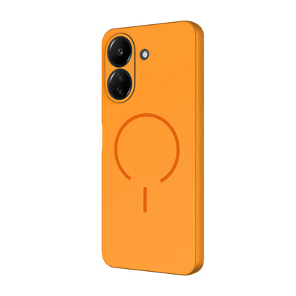 Xiaomi Redmi 13C Kılıf M-safe Şarj Özellikli Zore Meta Kapak