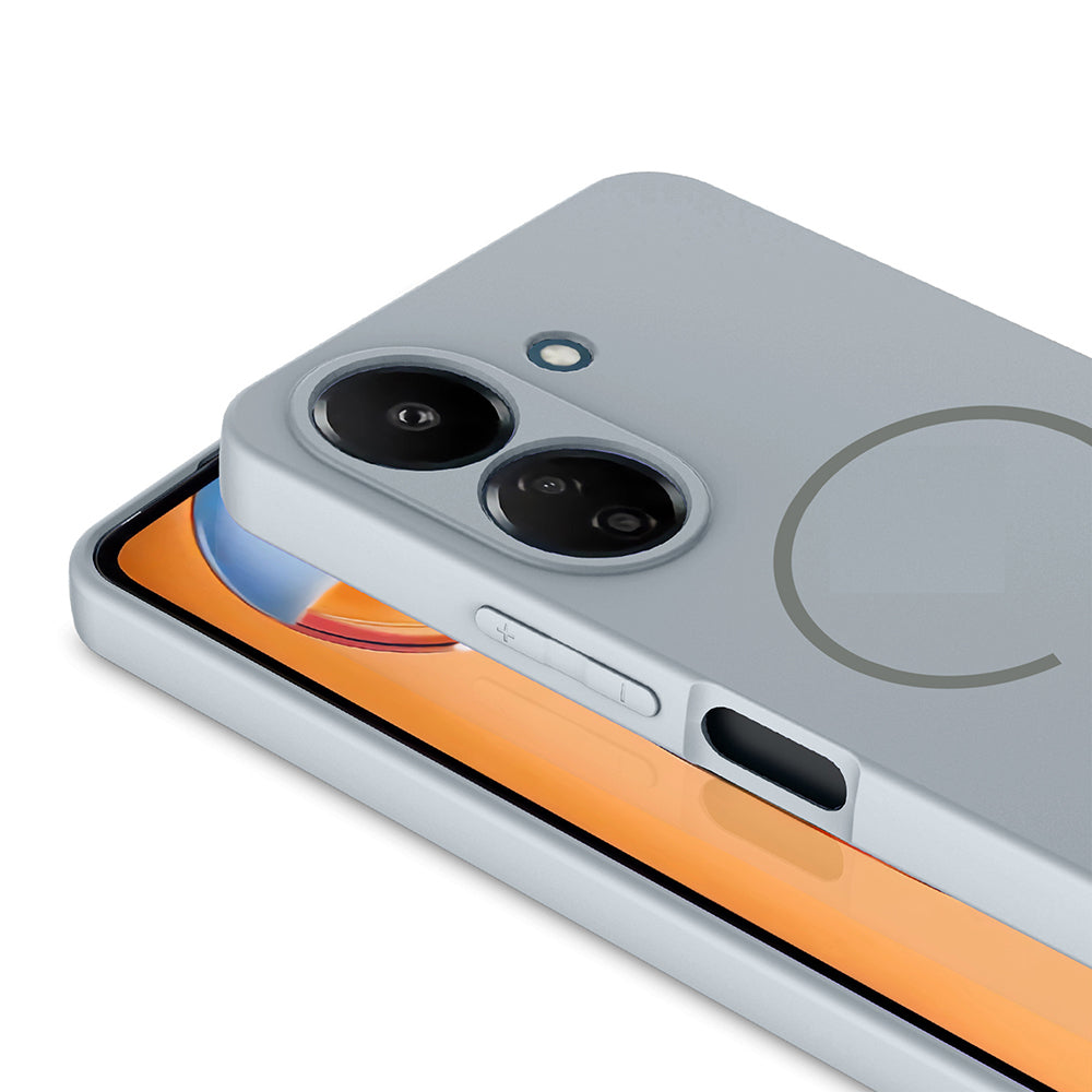 Xiaomi Redmi 13C Kılıf M-safe Şarj Özellikli Zore Meta Kapak