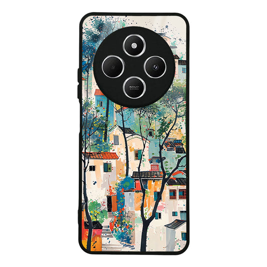 Xiaomi Redmi 14C 4G Kılıf Kamera Korumalı Desenli Zore Lusi Kapak