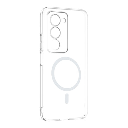 Xiaomi Redmi 15 Kamera Korumalı M-Safe Şarj Özellikli Şeffaf Zore London Sert PC Kapak