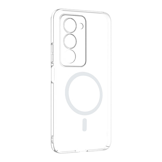 Xiaomi Redmi 15 Kamera Korumalı M-Safe Şarj Özellikli Şeffaf Zore London Sert PC Kapak