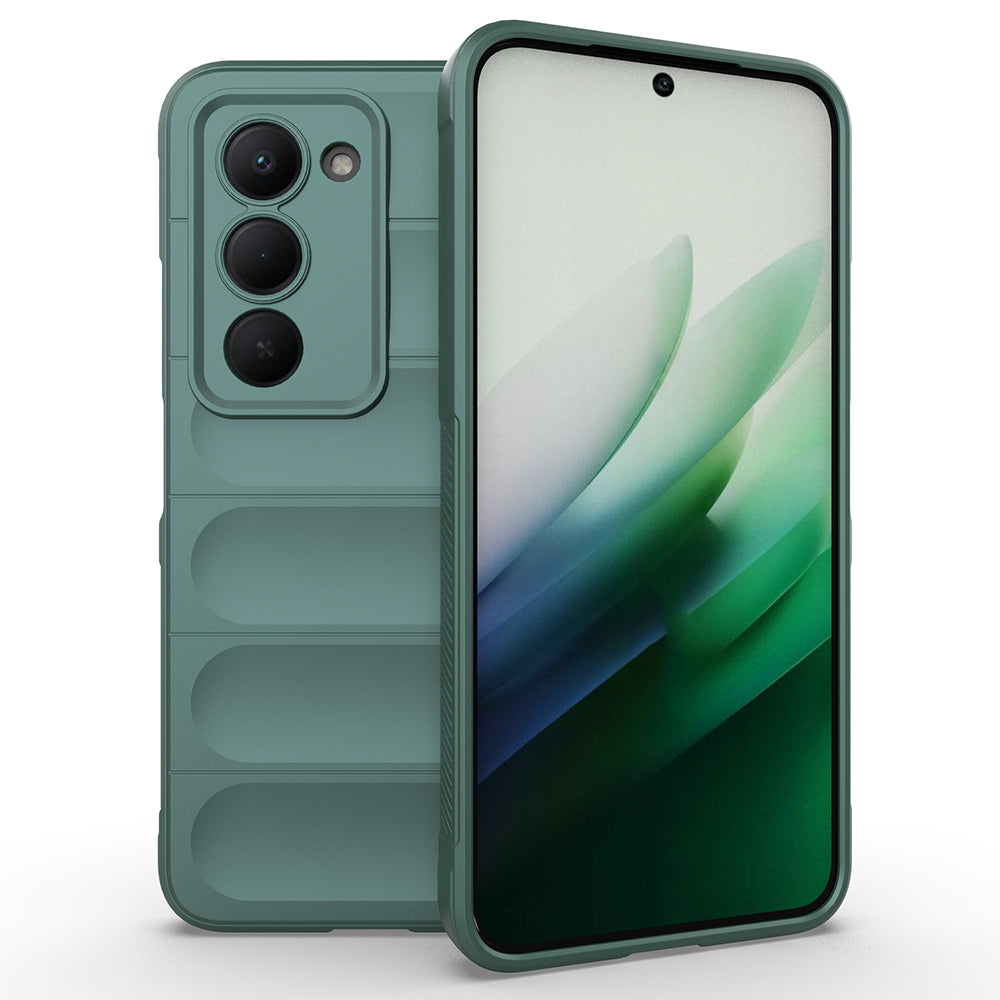 Xiaomi Redmi 15 Kılıf Esnek TPU Oyuklu Arka Yüzey Tasarımlı Zore Etnik Silikon Kapak
