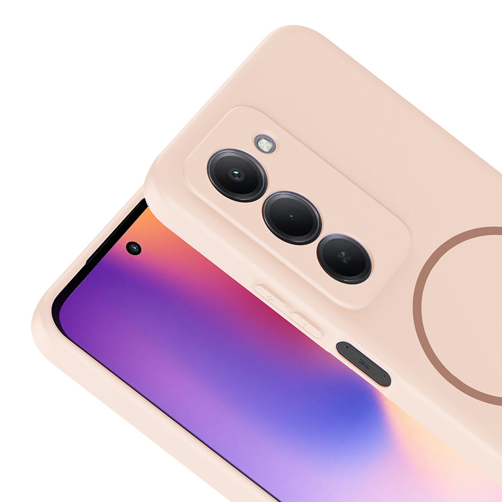 Xiaomi Redmi 15 Kılıf M-safe Şarj Özellikli Zore Meta Kapak