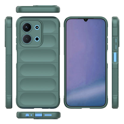 Xiaomi Redmi 15C 4G Kılıf Esnek TPU Oyuklu Arka Yüzey Tasarımlı Zore Etnik Silikon Kapak