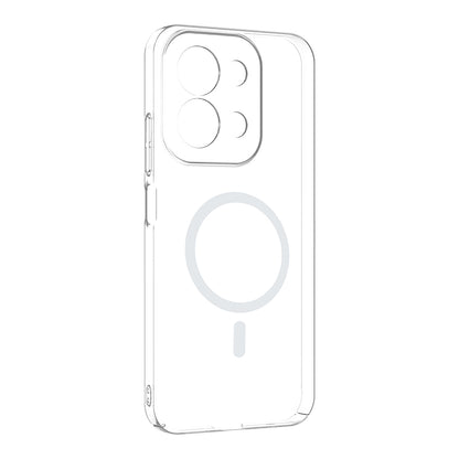 Xiaomi Redmi 15C Kamera Korumalı M-Safe Şarj Özellikli Şeffaf Zore London Sert PC Kapak