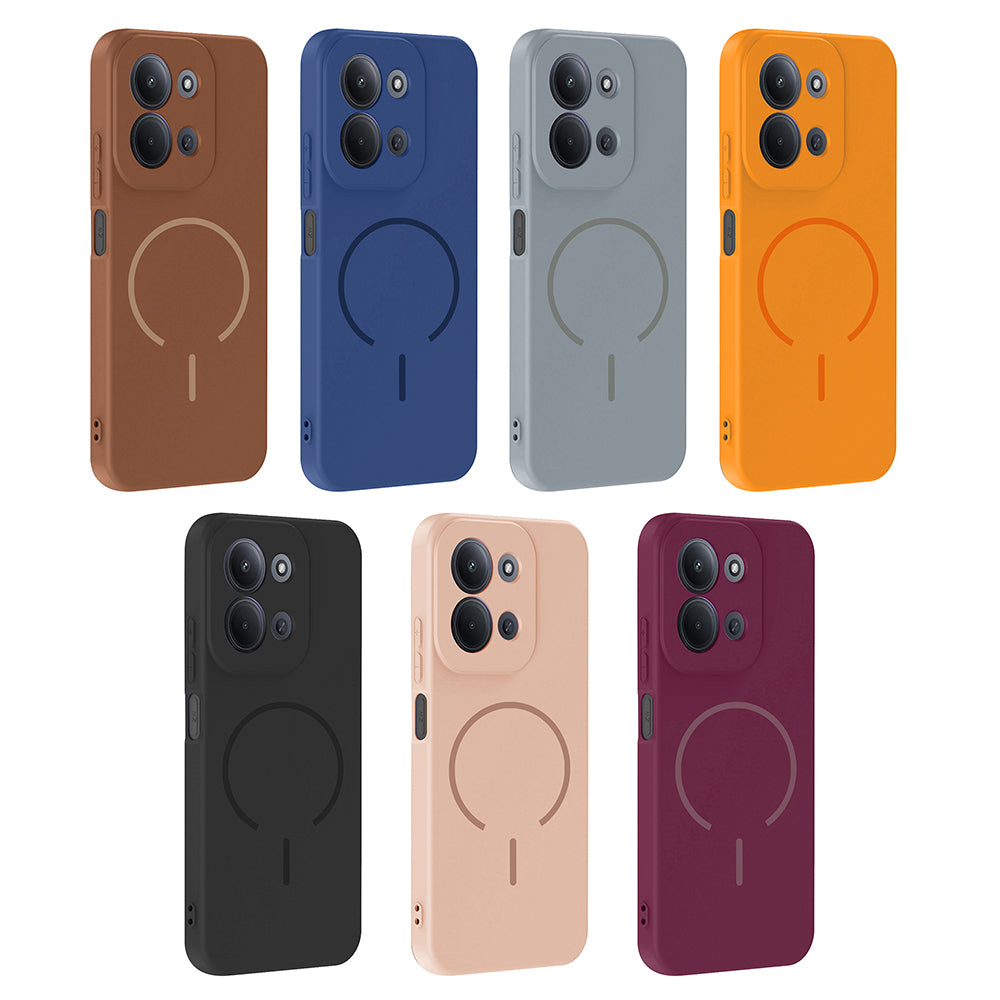 Xiaomi Redmi 15C Kılıf M-safe Şarj Özellikli Zore Meta Kapak