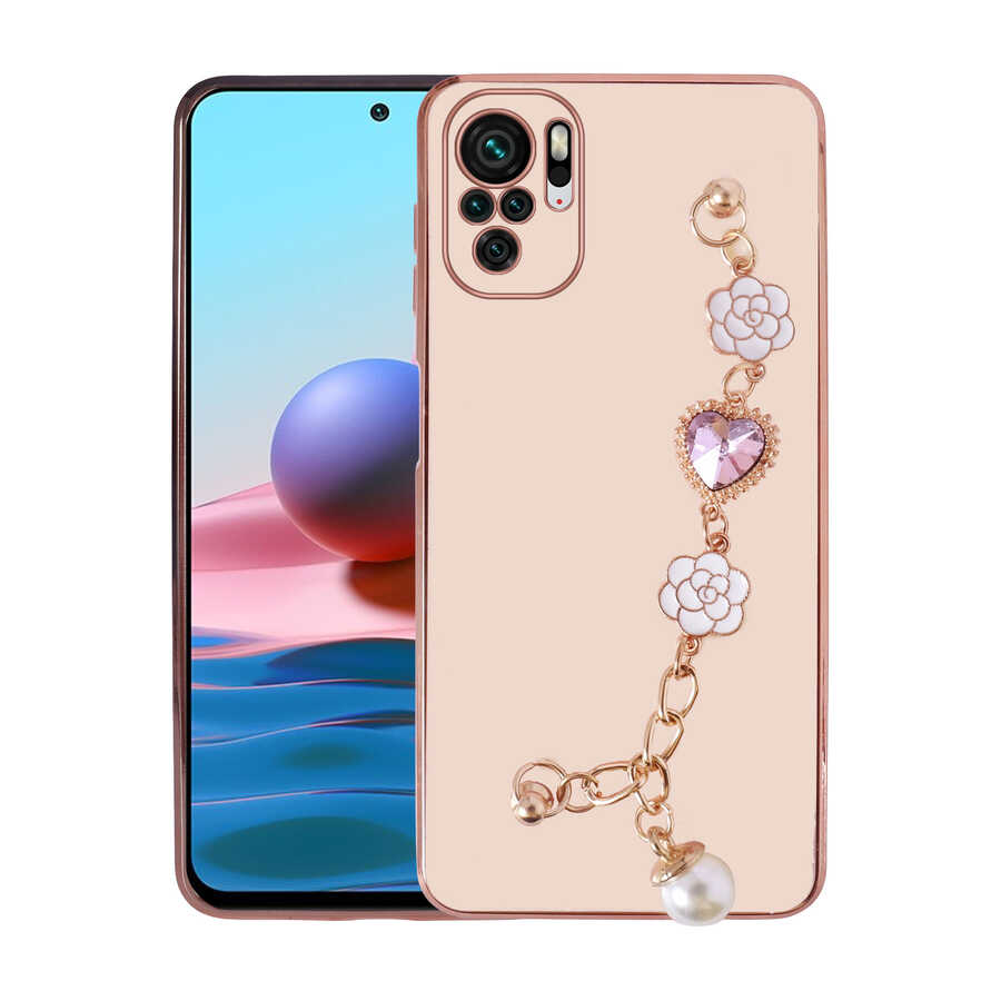 Xiaomi Redmi Note 10 Kılıf El Tutamaçlı Kamera Korumalı Zore Taka Silikon Kapak