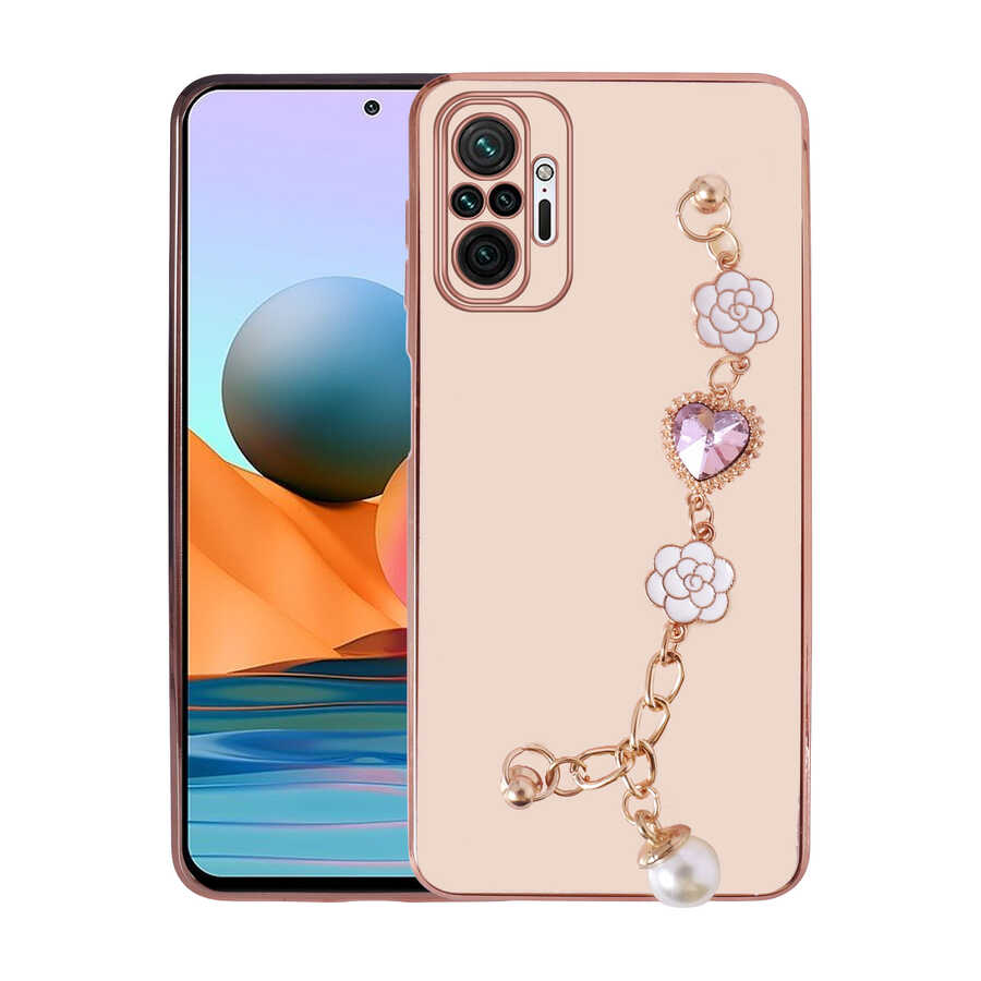 Xiaomi Redmi Note 10 Pro Kılıf El Tutamaçlı Kamera Korumalı Zore Taka Silikon Kapak