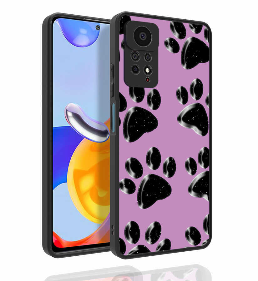 Xiaomi Redmi Note 11 Pro 5G Kılıf Desenli Kamera Korumalı Parlak Zore Nora Kapak