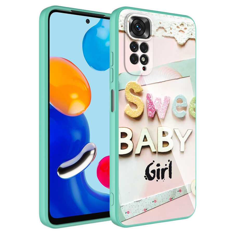 Xiaomi Redmi Note 11 Pro 5G Kılıf Kamera Korumalı Desenli Sert Silikon Zore Epoksi Kapak
