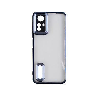 Xiaomi Redmi Note 12S Kılıf Kamera Korumalı Logo Gösteren Zore Omega Kapak