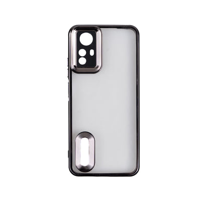 Xiaomi Redmi Note 12S Kılıf Kamera Korumalı Logo Gösteren Zore Omega Kapak