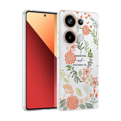 Xiaomi Redmi Note 13 Pro 4G Kılıf Kamera Korumalı Desenli Zore Klip Kapak
