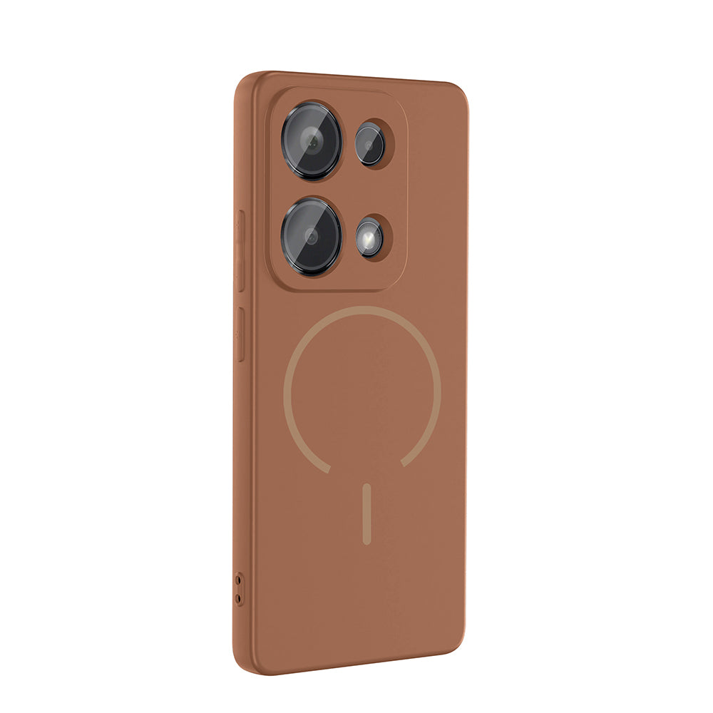 Xiaomi Redmi Note 13 Pro 4G Kılıf M-safe Şarj Özellikli Zore Meta Kapak