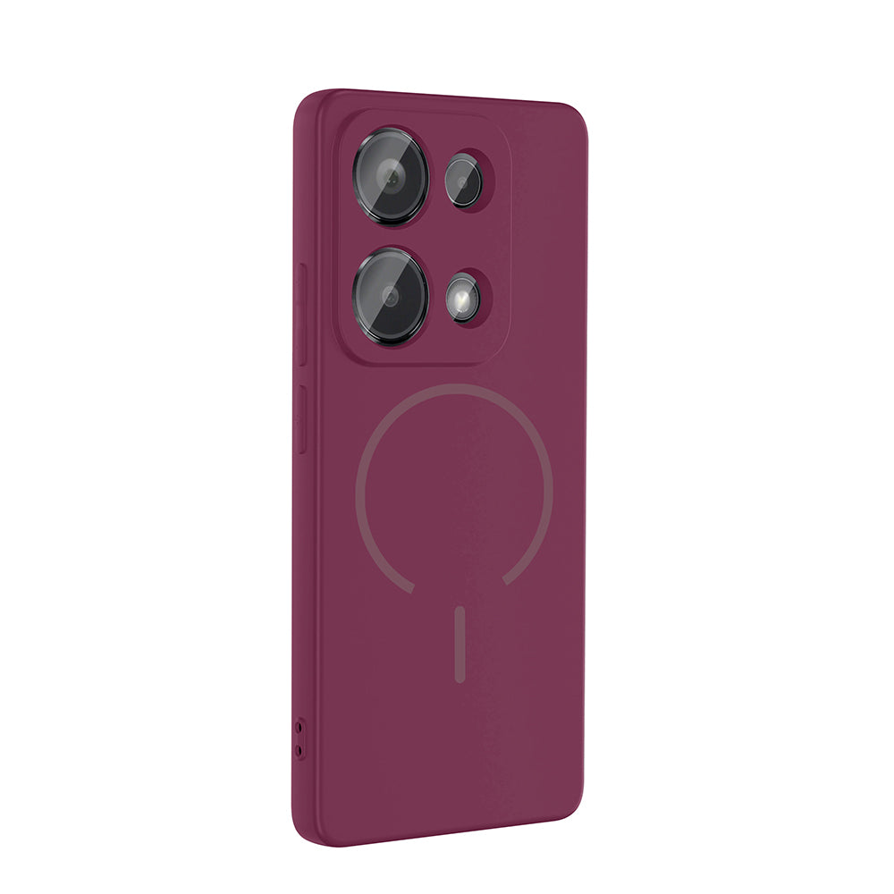 Xiaomi Redmi Note 13 Pro 4G Kılıf M-safe Şarj Özellikli Zore Meta Kapak