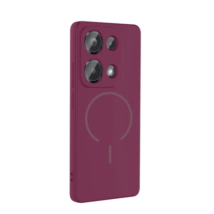Xiaomi Redmi Note 13 Pro 4G Kılıf M-safe Şarj Özellikli Zore Meta Kapak