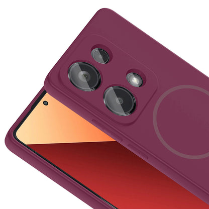 Xiaomi Redmi Note 13 Pro 4G Kılıf M-safe Şarj Özellikli Zore Meta Kapak