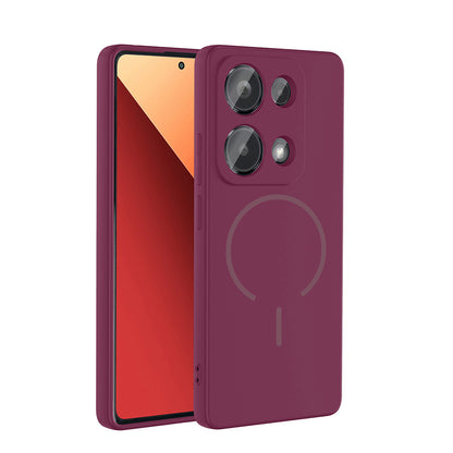 Xiaomi Redmi Note 13 Pro 4G Kılıf M-safe Şarj Özellikli Zore Meta Kapak
