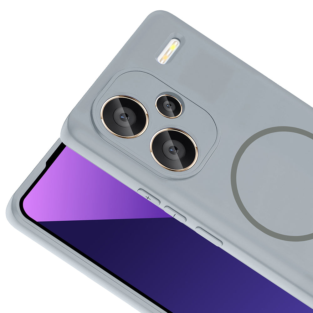 Xiaomi Redmi Note 13 Pro Plus 5G Kılıf M-safe Şarj Özellikli Zore Meta Kapak