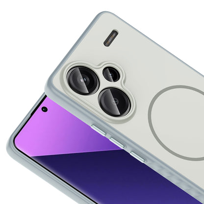 Xiaomi Redmi Note 13 Pro Plus 5G Kılıf M-safe Şarj Özellikli Zore Tea Kapak