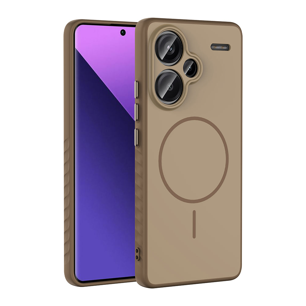 Xiaomi Redmi Note 13 Pro Plus 5G Kılıf M-safe Şarj Özellikli Zore Tea Kapak