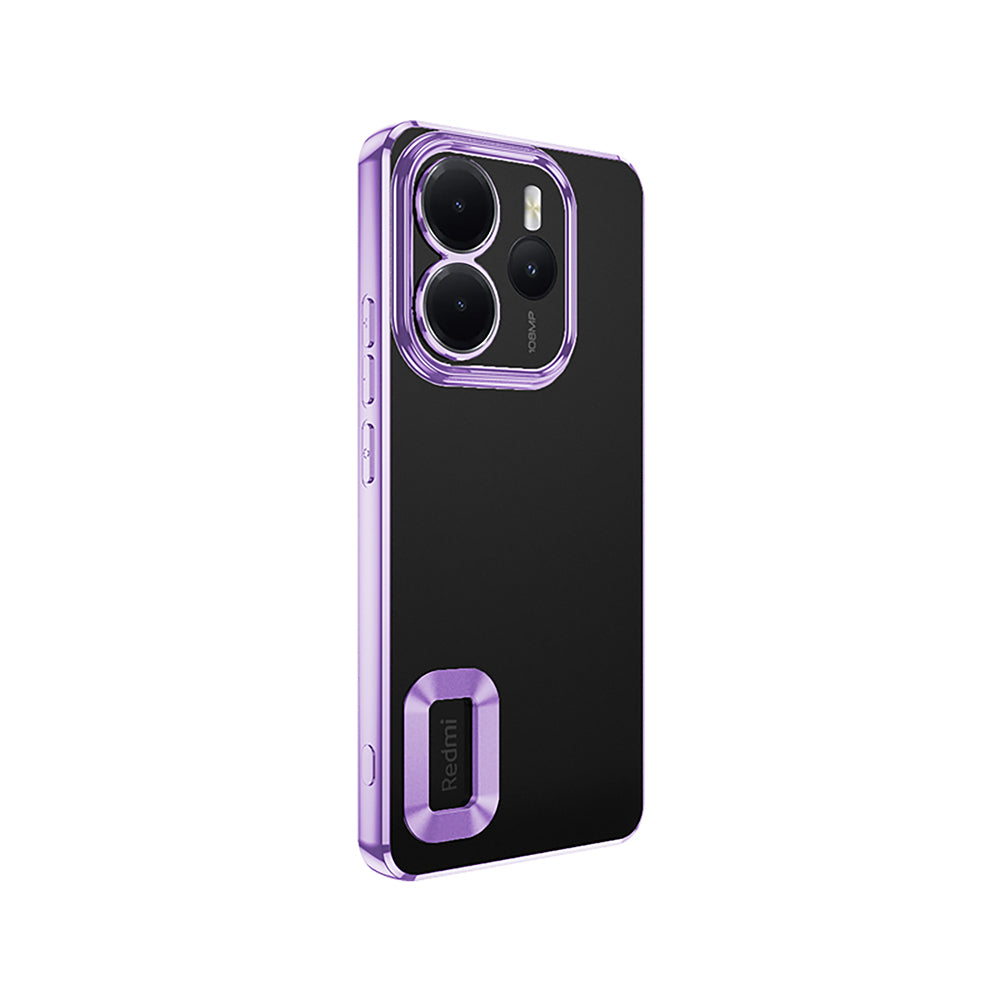 Xiaomi Redmi Note 14 4G Kılıf Kamera Korumalı Logo Gösteren Zore Omega Kapak