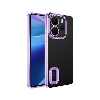 Xiaomi Redmi Note 14 4G Kılıf Kamera Korumalı Logo Gösteren Zore Omega Kapak