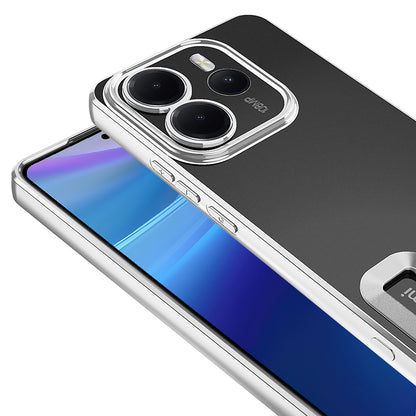 Xiaomi Redmi Note 14 4G Kılıf Kamera Korumalı Logo Gösteren Zore Omega Kapak