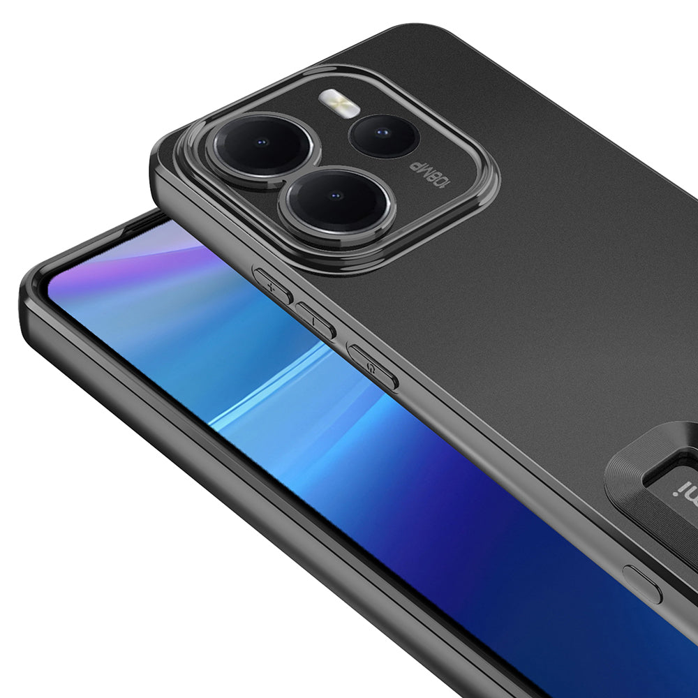 Xiaomi Redmi Note 14 4G Kılıf Kamera Korumalı Logo Gösteren Zore Omega Kapak