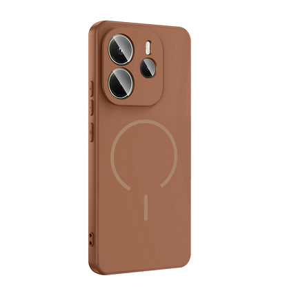Xiaomi Redmi Note 14 4G Kılıf M-safe Şarj Özellikli Zore Meta Kapak