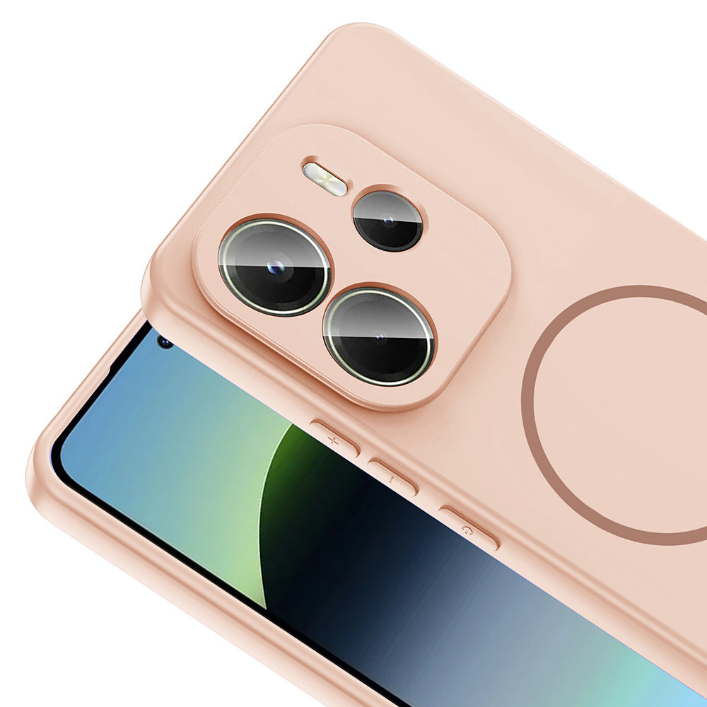 Xiaomi Redmi Note 14 4G Kılıf M-safe Şarj Özellikli Zore Meta Kapak