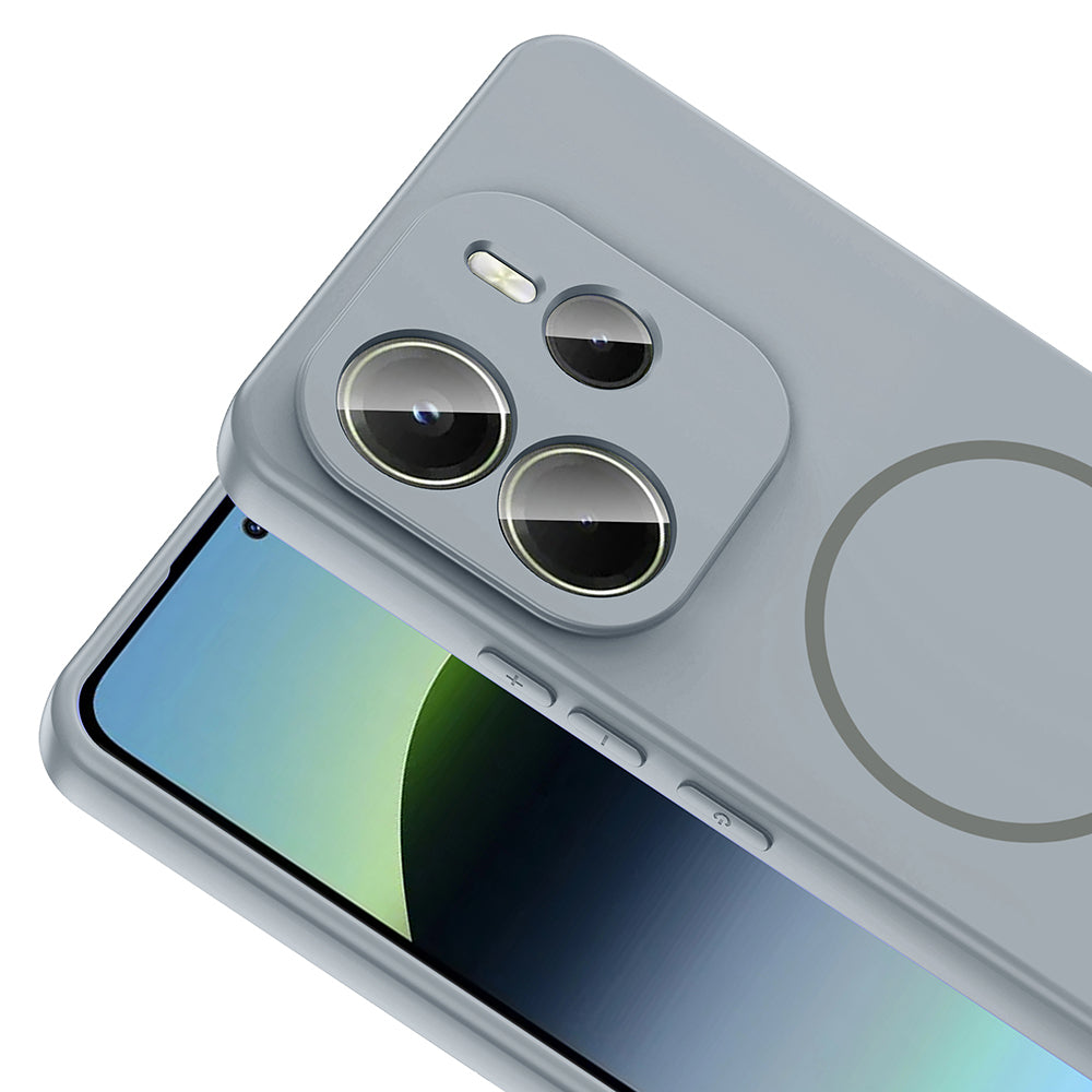Xiaomi Redmi Note 14 4G Kılıf M-safe Şarj Özellikli Zore Meta Kapak