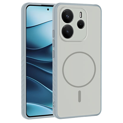Xiaomi Redmi Note 14 4G Kılıf M-safe Şarj Özellikli Zore Tea Kapak