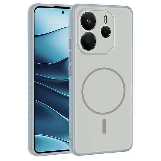 Xiaomi Redmi Note 14 4G Kılıf M-safe Şarj Özellikli Zore Tea Kapak