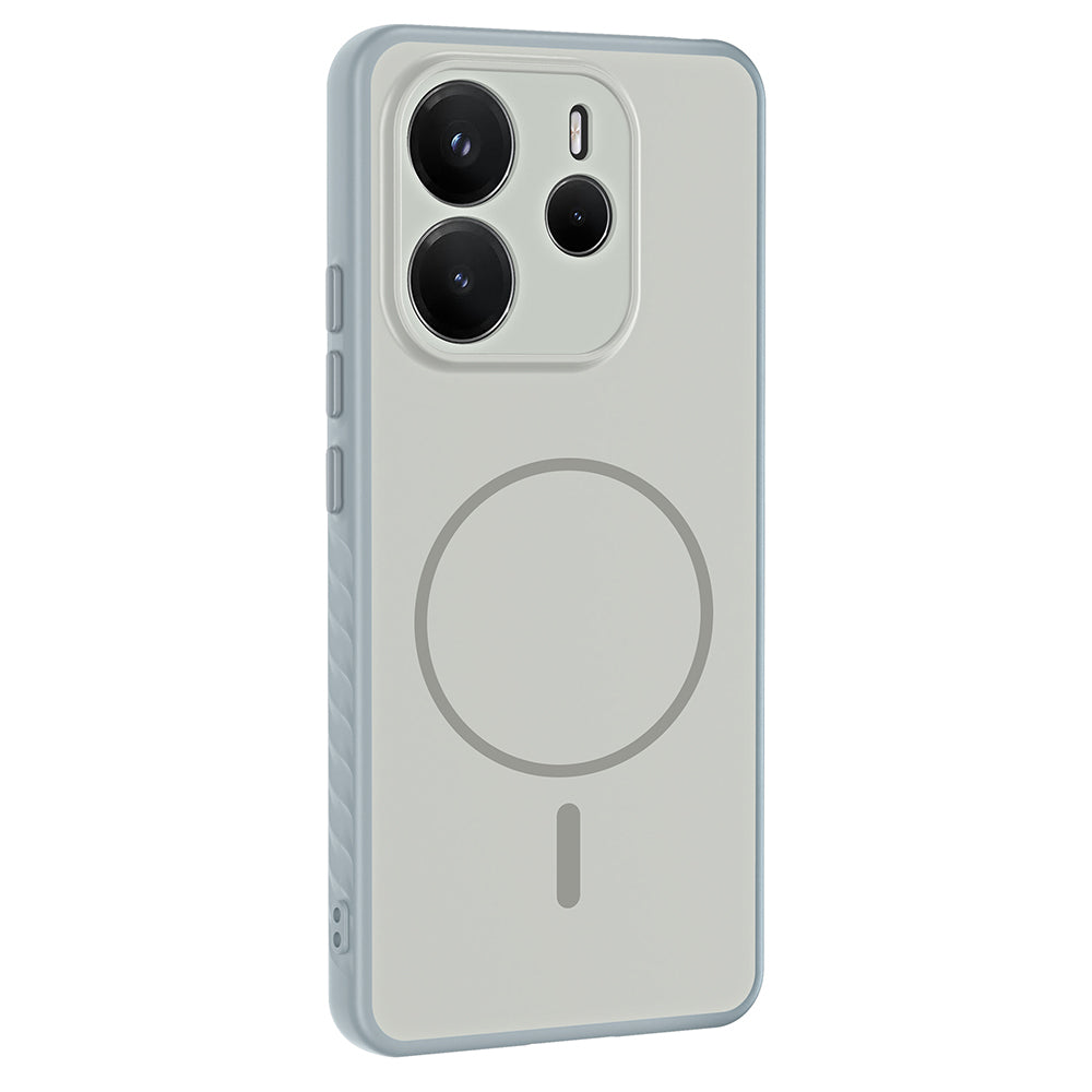 Xiaomi Redmi Note 14 4G Kılıf M-safe Şarj Özellikli Zore Tea Kapak