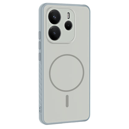Xiaomi Redmi Note 14 4G Kılıf M-safe Şarj Özellikli Zore Tea Kapak