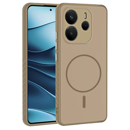 Xiaomi Redmi Note 14 4G Kılıf M-safe Şarj Özellikli Zore Tea Kapak