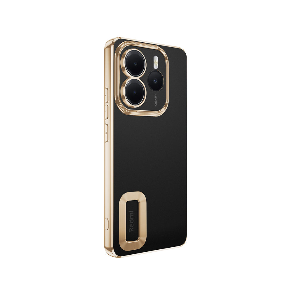 Xiaomi Redmi Note 14 5G Kılıf Kamera Korumalı Logo Gösteren Zore Omega Kapak