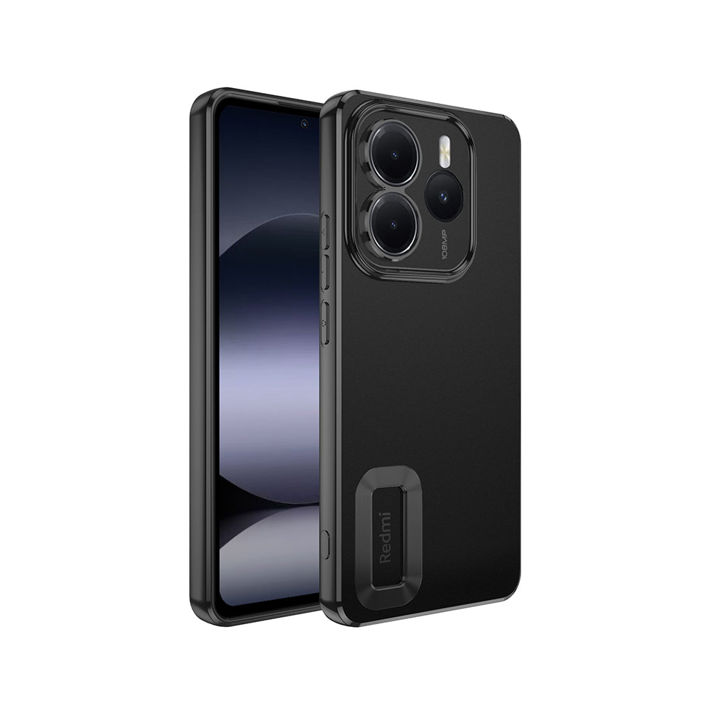 Xiaomi Redmi Note 14 5G Kılıf Kamera Korumalı Logo Gösteren Zore Omega Kapak