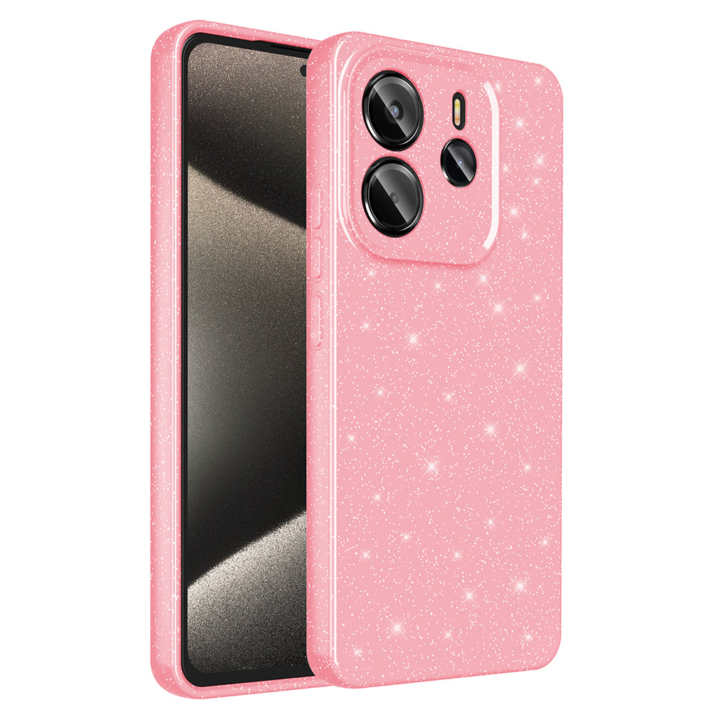 Xiaomi Redmi Note 14 Kılıf Kamera Korumalı Simli Lüks Zore Koton Kapak