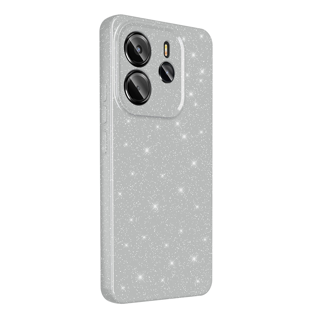 Xiaomi Redmi Note 14 Kılıf Kamera Korumalı Simli Lüks Zore Koton Kapak