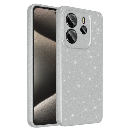 Xiaomi Redmi Note 14 Kılıf Kamera Korumalı Simli Lüks Zore Koton Kapak
